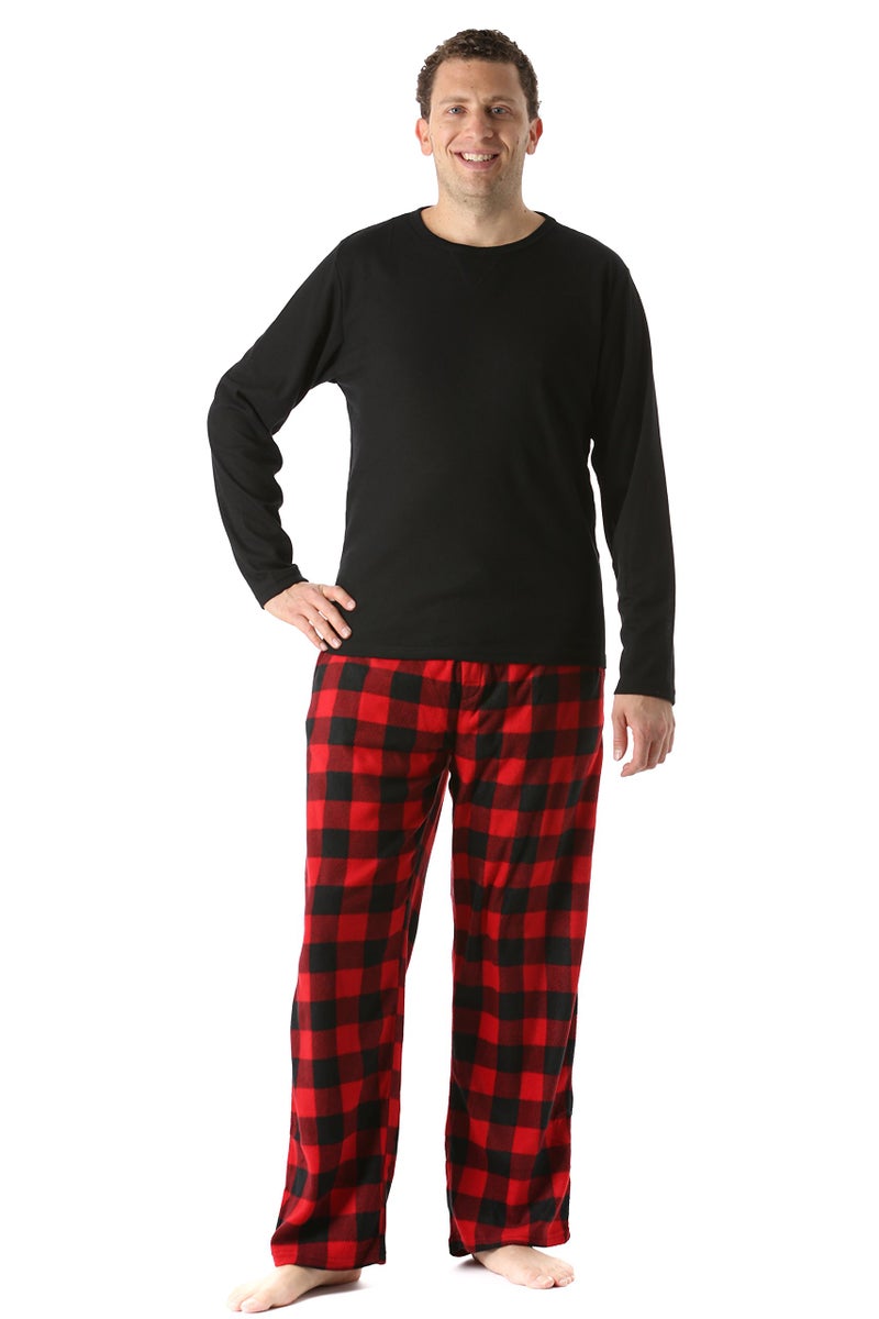 #followme 45910-1A-L Polar Fleece Pajama Pants Set for Men/Sleepwear/PJs - Image 1